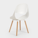 Conjunto de Mesa Redonda Branca c/4 Cadeiras Midlan Light Modelo