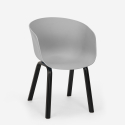Conjunto Mesa de jantar Quadrada c/4 Cadeiras 80x80cm Krust 