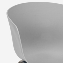 Conjunto Mesa de jantar Quadrada c/4 Cadeiras 80x80cm Krust 