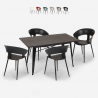 Conjunto de Mesa e  Cadeiras p/Cozinha 120x60cm Tecla Promoção