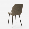 Conjunto de Mesa c/4 Cadeiras em Couro Sintético 80x80cm Wright Dark 