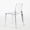 Conjunto 6 cadeiras c/Mesa de jantar Transparente Moderno 200x80cm Lewis Compra