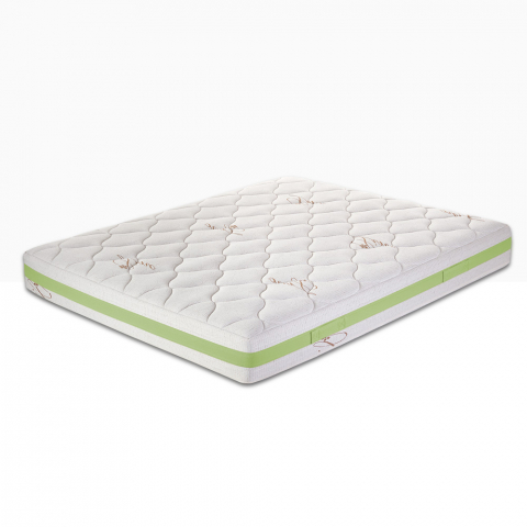 Colchão de cama dupla 160x190 Memory Foam 23 cm hypoallergenic Leaf Extra Promoção