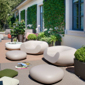Cadeira Moderna Futurista Elegante Jardim Bar Lounge Chubby Slide 