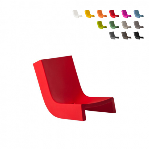 Poltrona de balanço com design moderno sala de estar e terraço com jardim Twist Slide