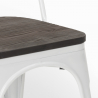Conjunto de Mesa de Madeira p/Café ou Bar Metal Edgar 
