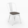 Conjunto de Mesa de Madeira p/Café ou Bar Metal Edgar 
