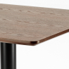 Conjunto de mesa e 4 cadeiras madeira Moderna Clássica Elegante 90x90 Yanez 