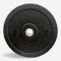 Pesos 2 x 15 kg de Borracha para Treino Ginásio Força Resistentes Bumper HD Dot Oferta
