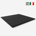Tapete Bloco de Borracha Anti-Impacto Anti-Choque Alta-Qualidade 1x1m Fit Square Catálogo