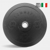 Pesos 2 x 10 kg Discos de Borracha Ginásio Resistência Força Bumper HD Italy Venda
