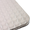 Conjunto de mesa quadrada dobrável 70x70cm aço 2 cadeiras exterior Mores Medidas