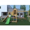 Parque de Diversões de Madeira para Crianças Jardim Recreio Escorrega Treehouse Escolha