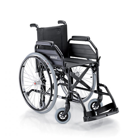 Cadeira de Rodas para Idosos Super-Confortável Resistente Fácil de Limpar Dobrável 11,5kg Levi Surace Promoção