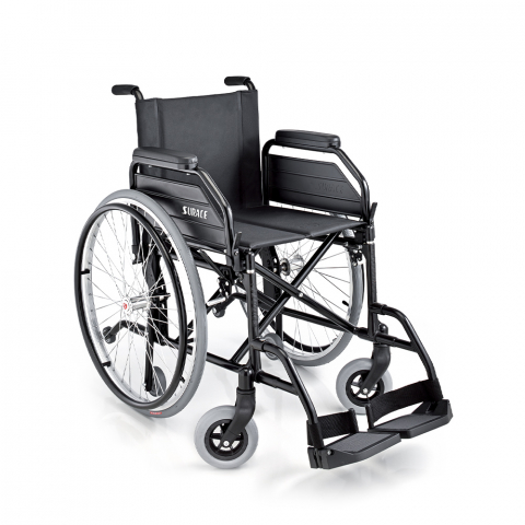 Cadeira de rodas dobrável leve para idosos com deficiência S12 Surace