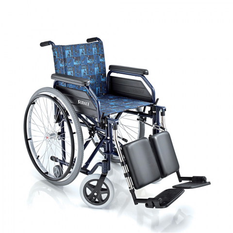 S14 Cadeira de rodas auto-propulsada Surace para deficientes motores de pernas dobráveis Promoção