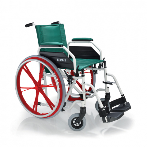 Cadeira de Rodas Auto-propulsionada Leve Dobrável Moderna 5kg Itala Surace Promoção