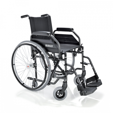 Cadeira de Rodas Auto-propulsionada para Idosos Leve Confortável 15kg Superitala Surace Promoção