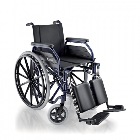 Cadeira de rodas dobrável automotora para pessoas idosas com deficiência com apoios para as pernas 500 Surace