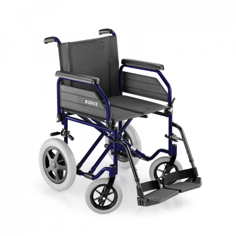 Cadeira de Rodas Leve para Idosos Resistente Confortável Dobrável 200 Surace Promoção