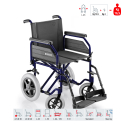 Cadeira de Rodas Leve para Idosos Resistente Confortável Dobrável 200 Surace Oferta