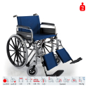 Cadeira de Rodas Dobrável Moderna Resistente 500 Bariatric Surace Oferta