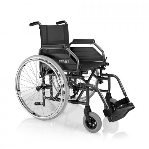 Cadeira de Rodas Leve e Dobrável para Pessoas Deficientes e Idosas 12,7kg Eureka Eco Surace Promoção