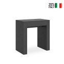 Mesa de Jantar Extensível Moderna Elegante 90x47-299cm Allin Report Venda