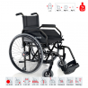 Cadeira de Rodas Leve Dobrável Universal Resistente Confortável 12,4kg Eureka Super Surace Oferta