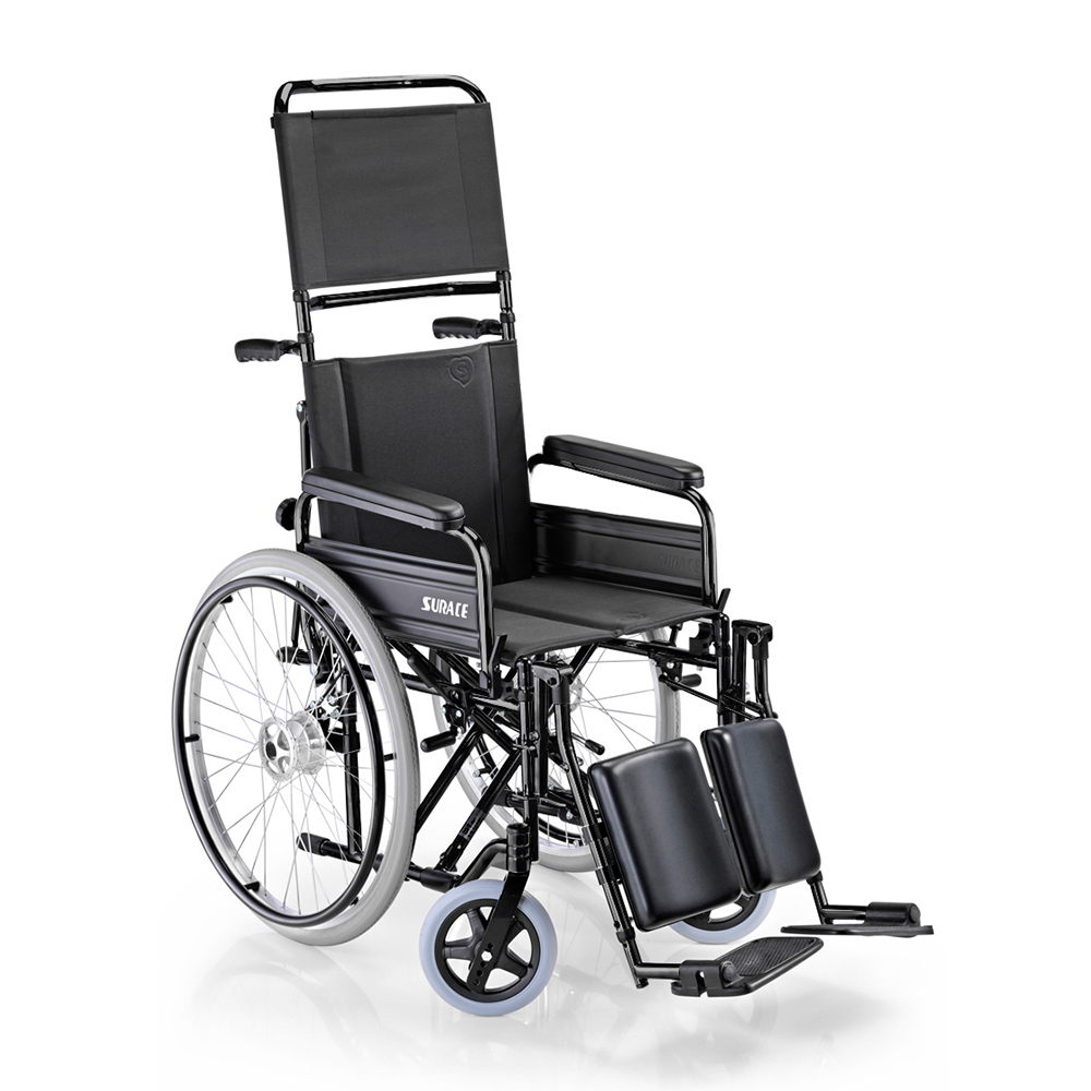 Cadeira de rodas automotora para idosos com deficiência com encosto de apoio para as pernas 600 Surace