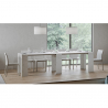 Mesa de Jantar Extensível Moderna Madeira Elegante 90x47-299cm Allin  Estoque