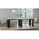 Mesa de Jantar Extensível Moderna Elegante 90x47-299cm Allin Report Estoque