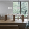 Mesa de Sala Extensível Jantar Sala 78x47-299cm Madeira Allin Oak Catálogo