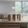 Mesa de Sala Extensível Jantar Sala 78x47-299cm Madeira Allin Oak Descontos