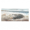 Quadro Pintura Paisagística da Natureza Mar Tela 110x50cm Boat Venda