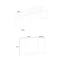 Mesa Moderna e Elegante para Hall de Entrada 90x40-300cm Elettra Oak Catálogo