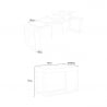 Mesa Branca para Hall de Entrada ou Corredor Moderna e Elegante 90x40-300cm Elettra Catálogo