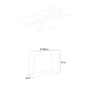 Mesa Moderna para Hall de Entrada ou Sala 90x40-300cm Nordica Oak Catálogo