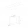Mesa Moderna Branca para Sala Quarto Hall de Entrada ou Corredor 90x40-300cm Nordica Catálogo