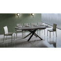 Mesa de Jantar Moderna Elegante Cozinha Comer 90x160-220cm Ganty Long Report Saldos
