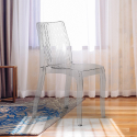 Cadeiras de cozinha bar transparente Hypnotic Grand Soleil