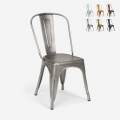 20 Cadeiras Metal Vintage Confortável Steel Old Promoção