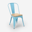 Cadeiras Estilo industrial p/Cozinha ou Bar Steel Wood Light Modelo