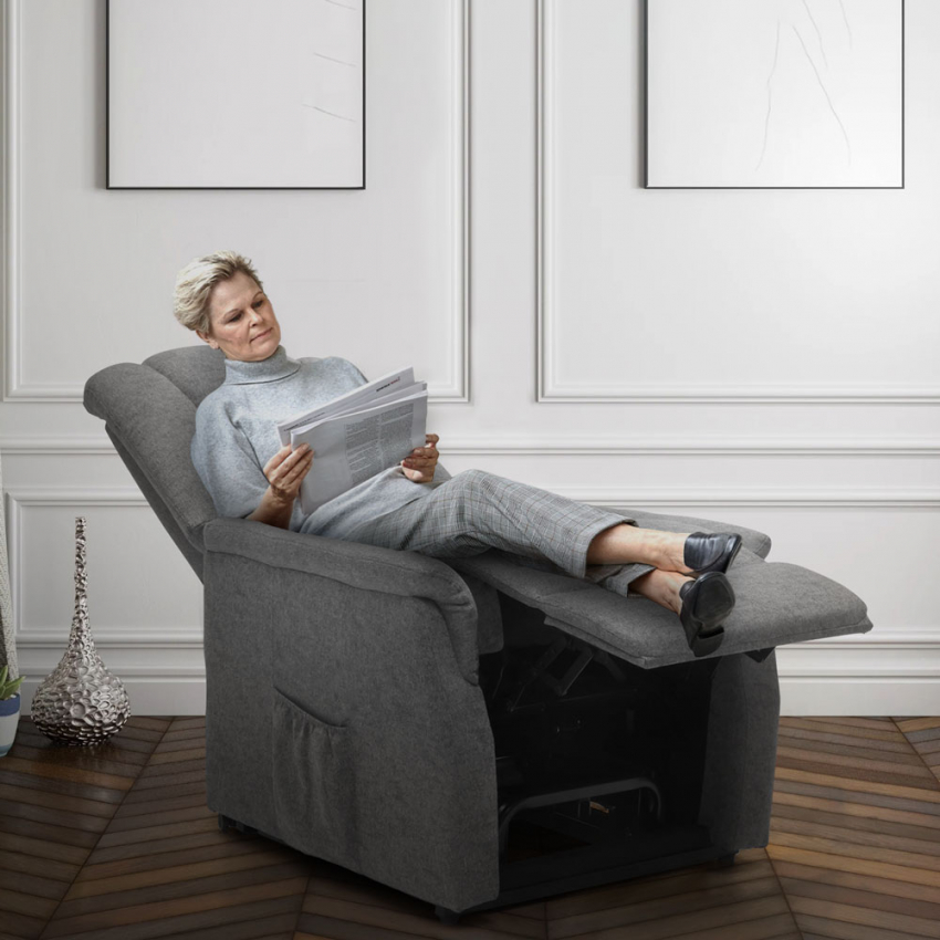 Poltrona Elétrica com Elevação Ergonômica para Idosos Emma Fx Promoção Poltrona Elétrica com Elevação Ergonômica para Idosos Emma Fx Promoção
