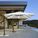 Guarda-sol Quadrado para Jardim com Luz LED e Painel solar integrado 3x3 Paradise Venda