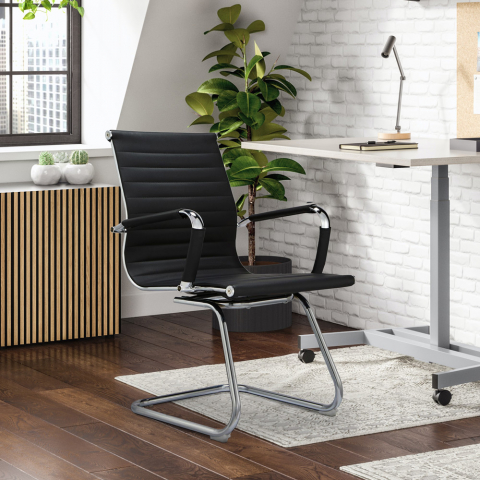 Cadeira de escritório ergonômica design giratório poltrona ajustável Miga V