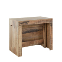 Mesa de jantar extensível com console de madeira 90x51-300cm Pratika Wood Oferta