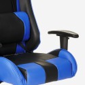 Cadeira de Jogos com Almofadas e Apoio de Braço Ajustáveis Adelaide Sky Escolha