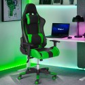 Cadeira Gaming Ergonómica com Apoios de braços e Almofadas Ajustáveis Adelaide Emerald Venda