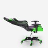 Cadeira Gaming Ergonómica com Apoios de braços e Almofadas Ajustáveis Adelaide Emerald Descontos